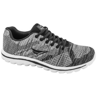Сиви мъжки маратонки, текстилна материя - спортни обувки за пролетта и лятото N 100010251