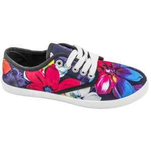 Лилави дамски кецове, текстилна материя - спортни кецове за пролетта и лятото N 100010314