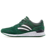 Зелени мъжки маратонки, качествен еко-велур - всекидневни обувки за есента и зимата N 100011437