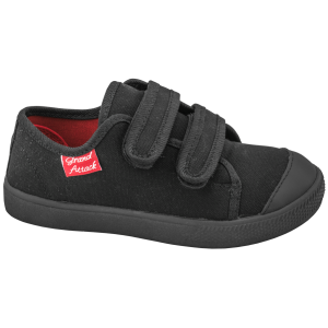 Черни детски кецове, текстилна материя - спортни кецове за пролетта и лятото N 100010349