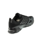 Черни тинейджърски маратонки, текстилна материя - спортни обувки за пролетта и лятото N 100010067