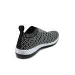 Черни дамски маратонки, текстилна материя - спортни обувки за пролетта и лятото N 100010069
