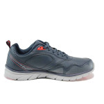 Сини мъжки маратонки, здрава еко-кожа - всекидневни обувки за есента и зимата N 100011400