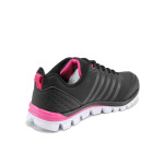 Розови дамски маратонки, здрава еко-кожа - всекидневни обувки за есента и зимата N 100011395