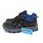 Черни детски маратонки, текстилна материя - спортни обувки за есента и зимата N 100011510