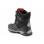Черни юношески апрески, здрава еко-кожа - ежедневни обувки за есента и зимата N 100011777