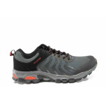 Черни мъжки маратонки, здрава еко-кожа - ежедневни обувки за есента и зимата N 100011782