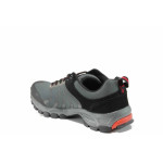 Черни мъжки маратонки, здрава еко-кожа - ежедневни обувки за есента и зимата N 100011782