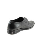 Черни анатомични мъжки обувки, естествена кожа - официални обувки за есента и зимата N 100011537