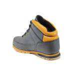 Сини мъжки боти, здрава еко-кожа - всекидневни обувки за есента и зимата N 100011660