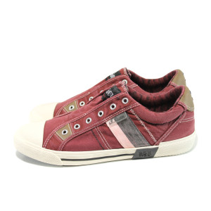 Винени мъжки спортни обувки, текстилна материя - спортни обувки за пролетта и лятото N 100010442