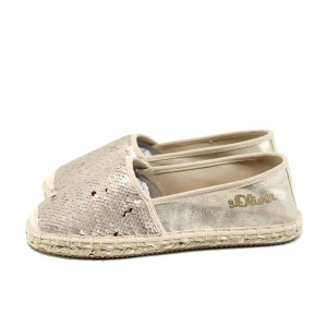 Жълти дамски обувки с равна подметка, текстилна материя - всекидневни обувки за пролетта и лятото N 100010448