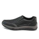 Черни мъжки обувки, естествена кожа - всекидневни обувки за есента и зимата N 100011615