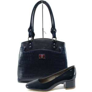 Син комплект обувки и чанта - удобство и стил за пролетта и лятото N 100010088