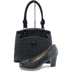 Син комплект обувки и чанта - удобство и стил за пролетта и лятото N 100010090