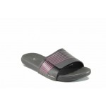 Черни анатомични дамски чехли с мемори пяна, pvc материя - ежедневни обувки за пролетта и лятото N 100012590