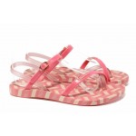Розови анатомични дамски сандали, pvc материя - ежедневни обувки за пролетта и лятото N 100012584
