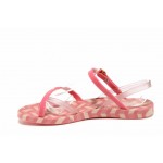 Розови анатомични дамски сандали, pvc материя - ежедневни обувки за пролетта и лятото N 100012584