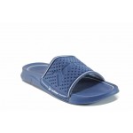 Сини анатомични мъжки чехли, pvc материя - ежедневни обувки за пролетта и лятото N 100012603