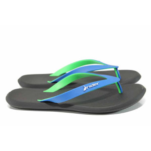 Черни анатомични мъжки чехли, pvc материя - ежедневни обувки за пролетта и лятото N 100012595