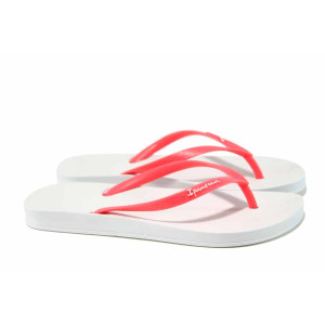 Бели анатомични дамски чехли, pvc материя - ежедневни обувки за пролетта и лятото N 100012610