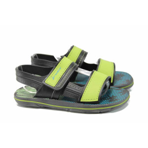 Зелени анатомични детски сандали, pvc материя - ежедневни обувки за пролетта и лятото N 100012623