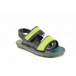 Зелени анатомични детски сандали, pvc материя - ежедневни обувки за пролетта и лятото N 100012623