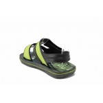 Зелени анатомични детски сандали, pvc материя - ежедневни обувки за пролетта и лятото N 100012623