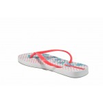 Бели дамски чехли, pvc материя - ежедневни обувки за пролетта и лятото N 100012624