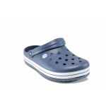 Сини мъжки чехли, pvc материя - ежедневни обувки за пролетта и лятото N 100012712