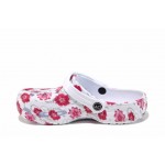 Бели джапанки, pvc материя - ежедневни обувки за пролетта и лятото N 100012703