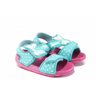 Зелени детски сандали, pvc материя - ежедневни обувки за пролетта и лятото N 100012715