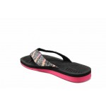 Черни дамски чехли, pvc материя - ежедневни обувки за пролетта и лятото N 100012734