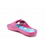 Сини дамски чехли, pvc материя - ежедневни обувки за пролетта и лятото N 100012738