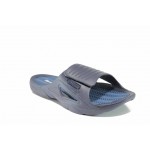 Сини мъжки чехли, pvc материя - ежедневни обувки за пролетта и лятото N 100012723