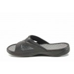 Черни мъжки чехли, pvc материя - ежедневни обувки за пролетта и лятото N 100012719