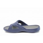 Сини мъжки чехли, pvc материя - ежедневни обувки за пролетта и лятото N 100012720