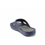 Сини мъжки чехли, pvc материя - ежедневни обувки за пролетта и лятото N 100012720