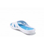 Бели дамски чехли, pvc материя - всекидневни обувки за пролетта и лятото N 100012784