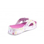 Розови джапанки, pvc материя - ежедневни обувки за пролетта и лятото N 100012870