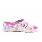 Розови джапанки, pvc материя - ежедневни обувки за пролетта и лятото N 100012871