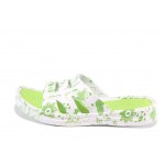 Зелени джапанки, pvc материя - ежедневни обувки за пролетта и лятото N 100012867