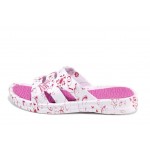 Розови джапанки, pvc материя - ежедневни обувки за пролетта и лятото N 100012868