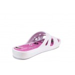 Бели джапанки, pvc материя - ежедневни обувки за пролетта и лятото N 100012865