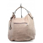 Розова дамска чанта, здрава еко-кожа - удобство и стил за вашето ежедневие N 100012291