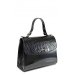 Черна дамска чанта, здрава еко-кожа - елегантен стил за вашето ежедневие N 100012307