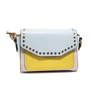 Синя дамска чанта, здрава еко-кожа - удобство и стил за вашето ежедневие N 100012309