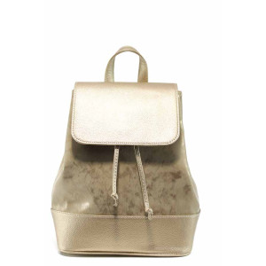 Жълта раница, здрава еко-кожа - удобство и стил за вашето ежедневие N 100012434