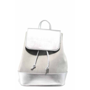 Сива раница, здрава еко-кожа - удобство и стил за вашето ежедневие N 100012432