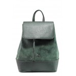 Зелена дамска чанта, здрава еко-кожа - удобство и стил за вашето ежедневие N 100013291